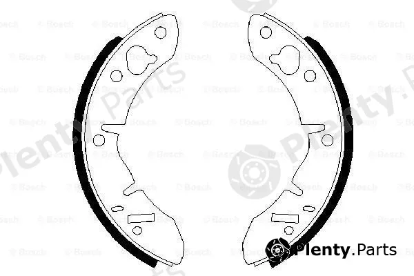 Bosch 0986487273 — Brake Shoe Set