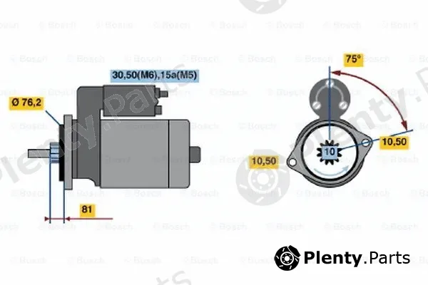 Bosch 0001110081 — Starter