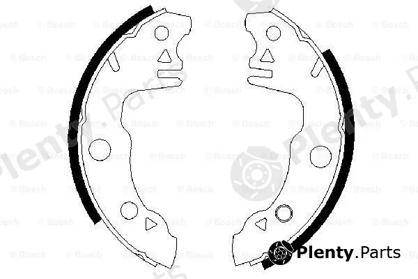 Bosch 0986487319 — Brake Shoe Set