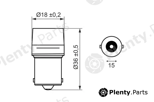 Bosch 1987302652 — Bulb, tail light LED Retrofit WS