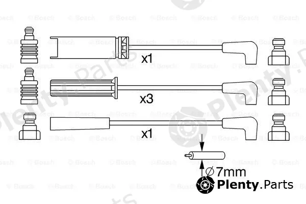 Bosch 0986356972 — Ignition Cable Kit