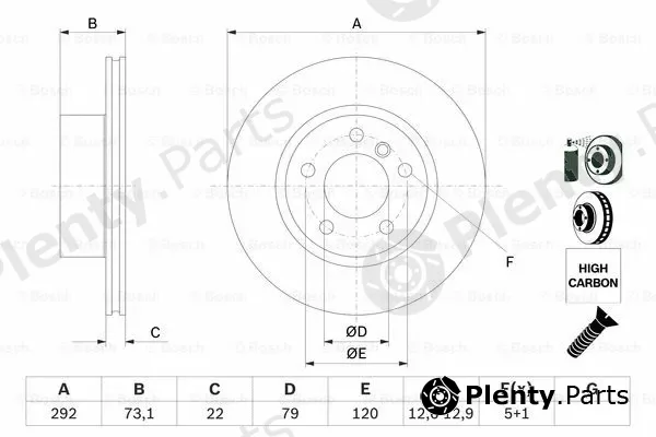 Bosch 0986479214 — Brake Disc