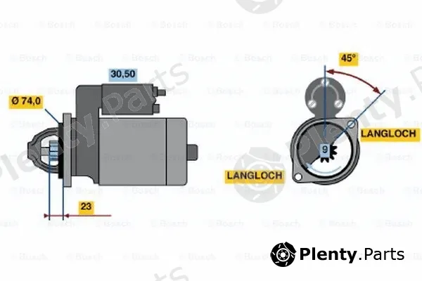 Bosch 0001108181 — Starter