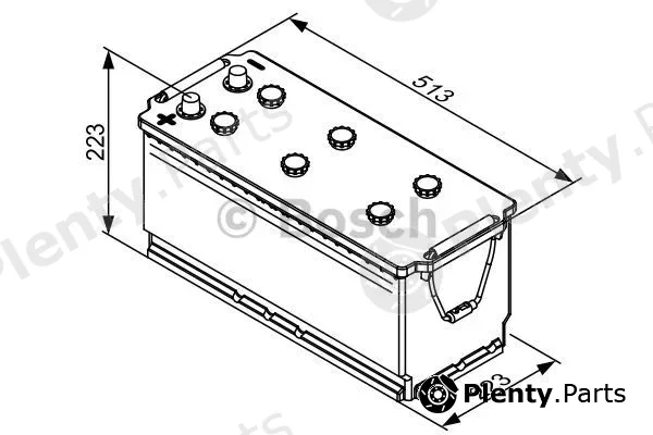 Bosch 0092T30790 — Starter Battery T3