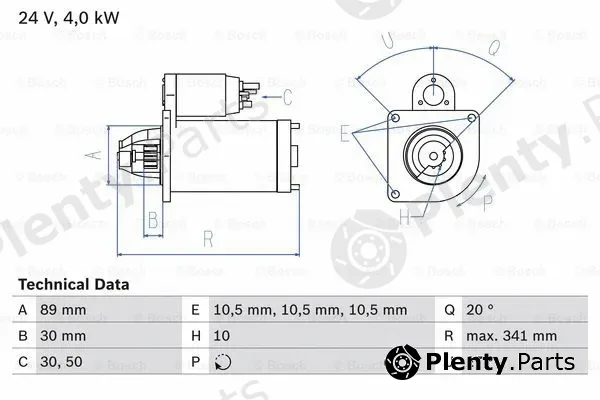 Bosch 0986016220 — Starter