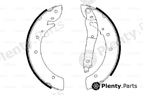 Bosch 0986487403 — Brake Shoe Set