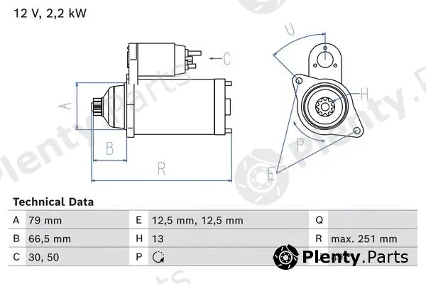 Bosch 0986026340 — Starter