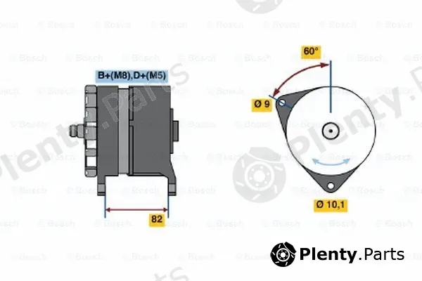 Bosch 0120468019 — Alternator