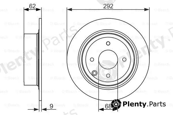Bosch 0986479742 — Brake Disc