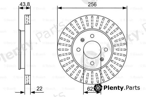 Bosch 0986479W05 — Brake Disc