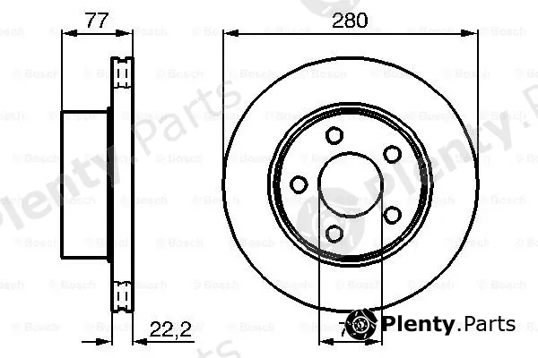 Bosch 0986478694 — Brake Disc