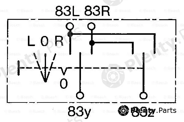Bosch 0343302003 — Switch, window regulator