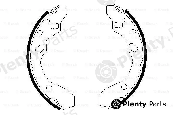 Bosch 0986487417 — Brake Shoe Set