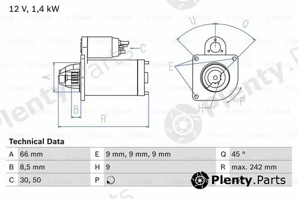 Bosch 0986024140 — Starter