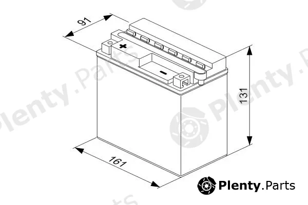 Bosch 0092M40310 — Starter Battery M4