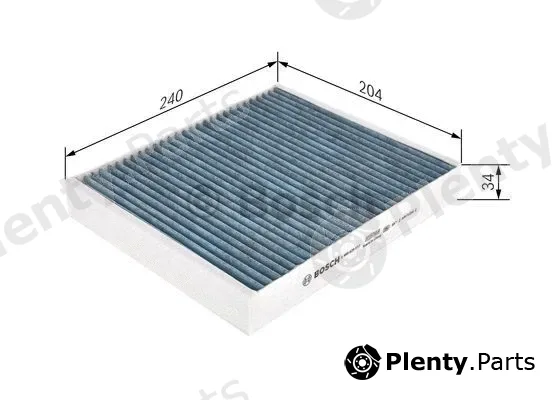 Bosch 0986628512 — Filter, cabin air FILTER+