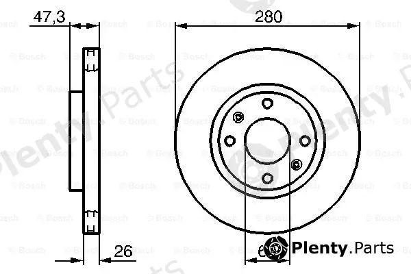 Bosch 0986479229 — Brake Disc