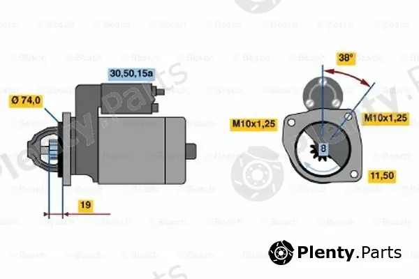 Bosch 0986012271 — Starter