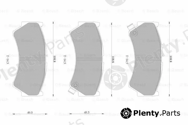 Bosch 0986AB9386 — Brake Pad Set, disc brake