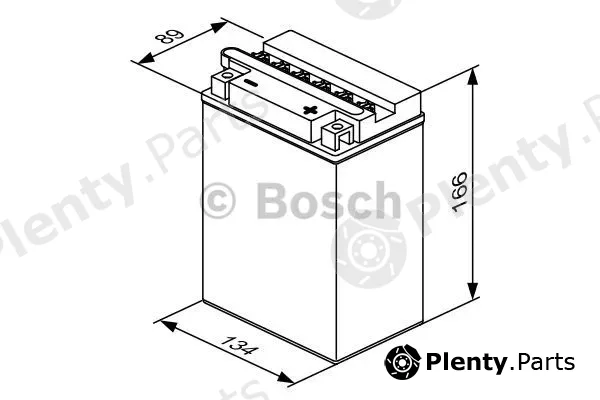Bosch 0092M4F340 — Starter Battery M4 Fresh Pack
