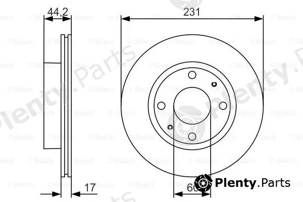 Bosch 0986479R23 — Brake Disc