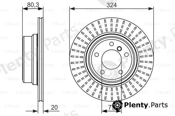 Bosch 0986479350 — Brake Disc
