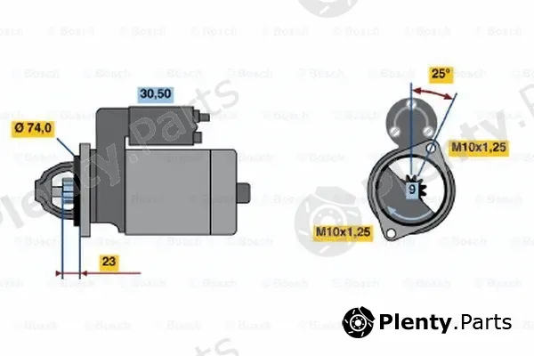 Bosch 0986013531 — Starter