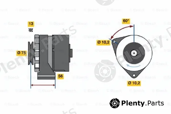 Bosch 0120489035 — Alternator