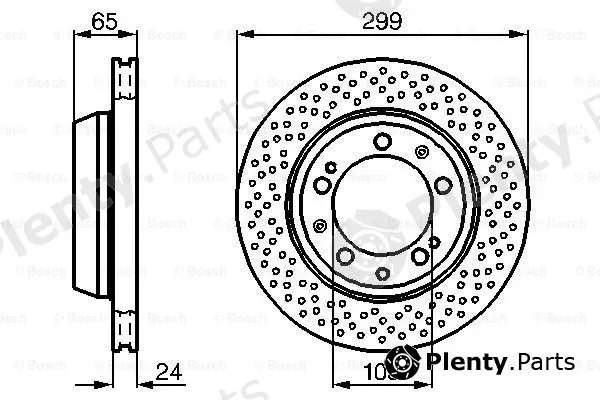 Bosch 0986478595 — Brake Disc