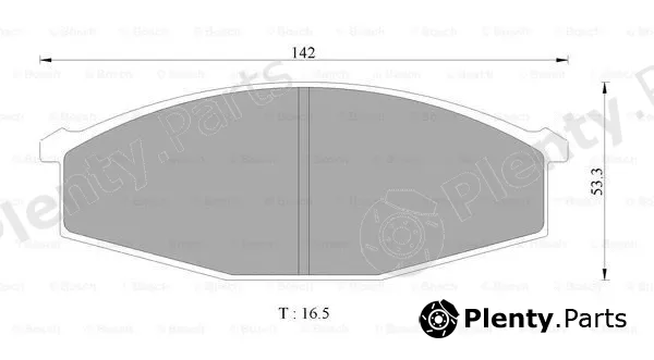 Bosch 0986AB2239 — Brake Pad Set, disc brake
