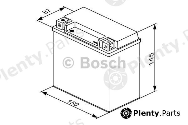 Bosch 0092M60180 — Starter Battery M6