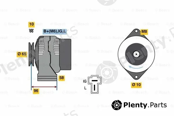 Bosch 0986080620 — Alternator