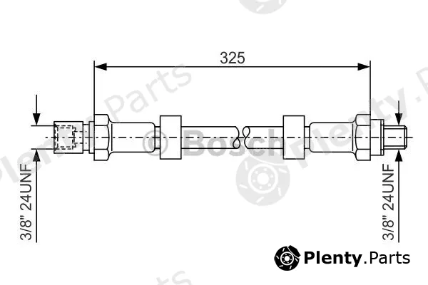 Bosch 1987476130 — Brake Hose