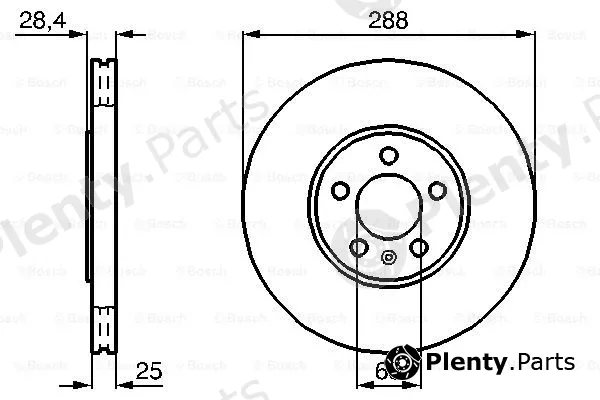Bosch 0986478619 — Brake Disc
