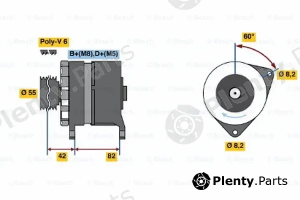 Bosch 0120469017 — Alternator