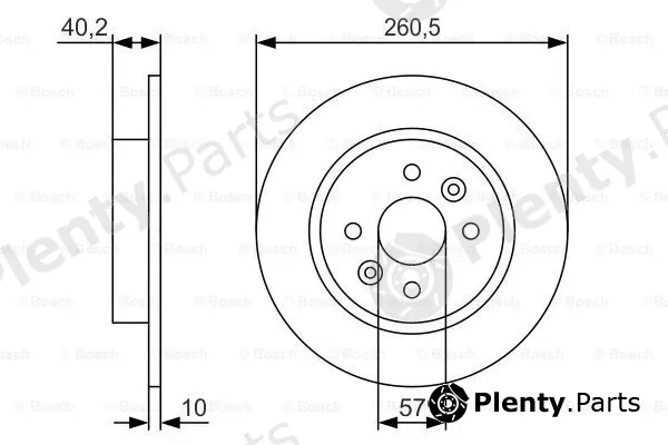 Bosch 0986479S85 — Brake Disc