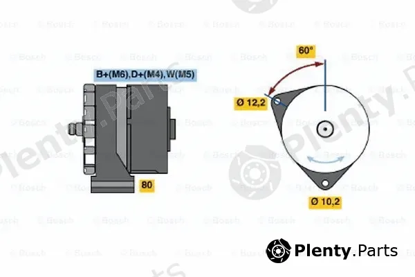 Bosch 0986031450 — Alternator