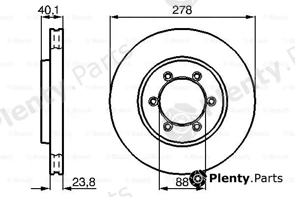 Bosch 0986478967 — Brake Disc