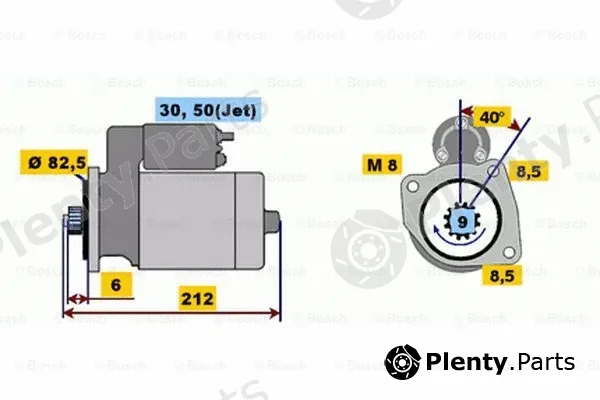 Bosch 0001121001 — Starter