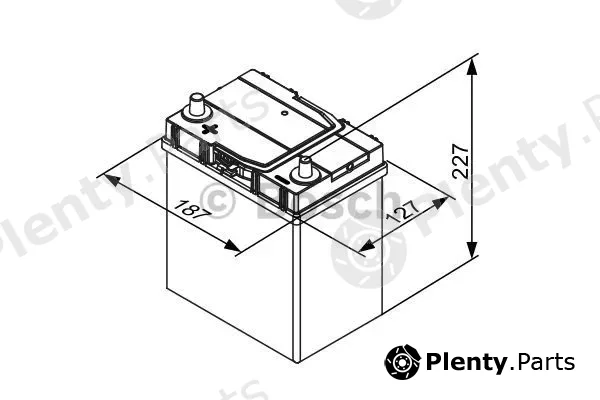 Bosch 0092S40190 — Starter Battery S4