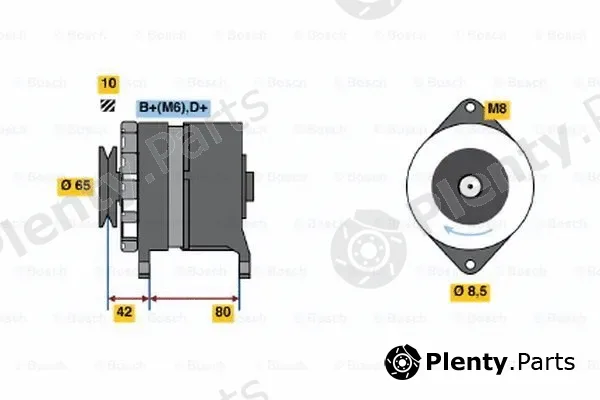 Bosch 0120488301 — Alternator