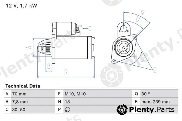 Bosch 0986026350 — Starter