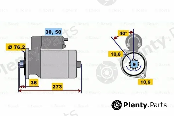 Bosch 0001218148 — Starter