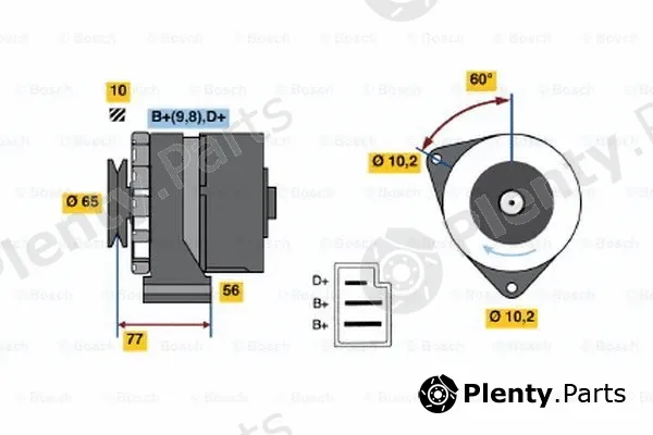Bosch 0986034620 — Alternator