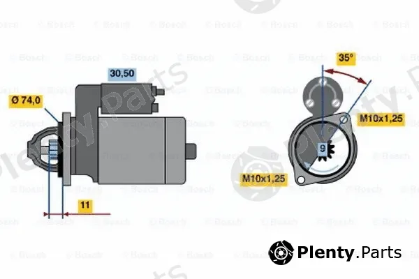 Bosch 0986020761 — Starter