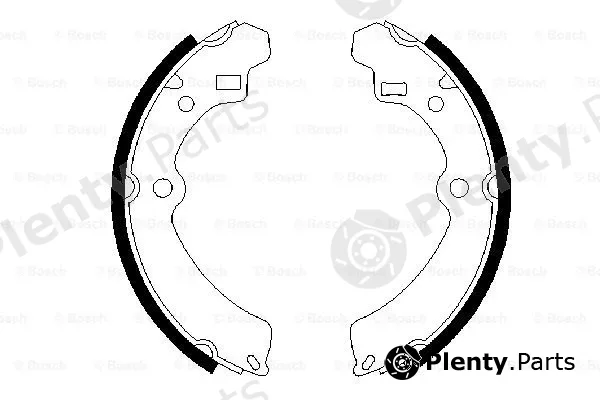 Bosch 0986487678 — Brake Shoe Set