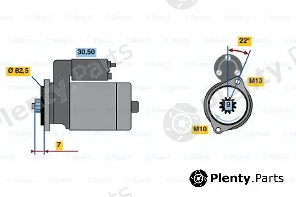 Bosch 0986014761 — Starter