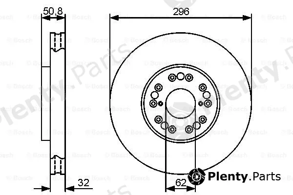 Bosch 0986479429 — Brake Disc