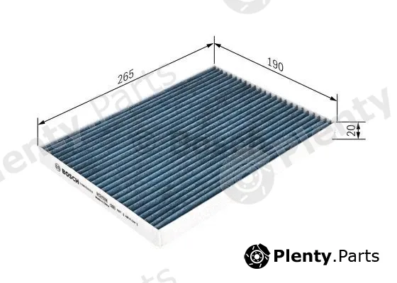 Bosch 0986628524 — Filter, cabin air FILTER+
