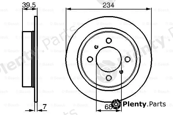 Bosch 0986478865 — Brake Disc